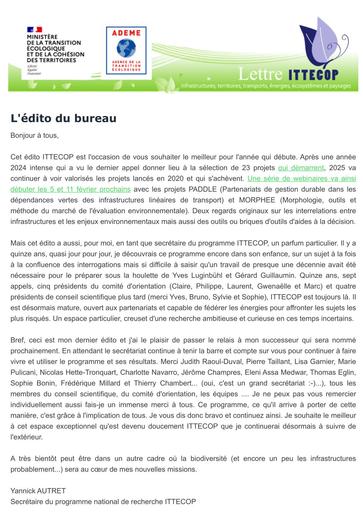Lettre ITTECOP 2025 01