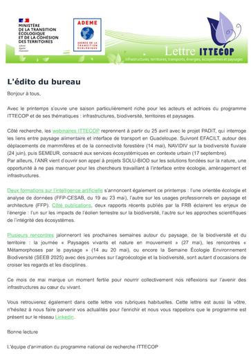 Lettre ITTECOP 2025 04