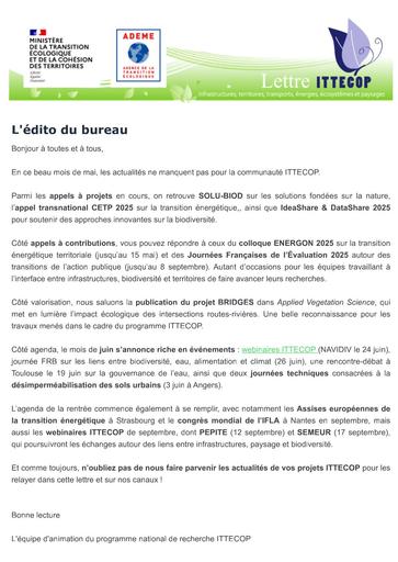 Lettre ITTECOP 2025 05